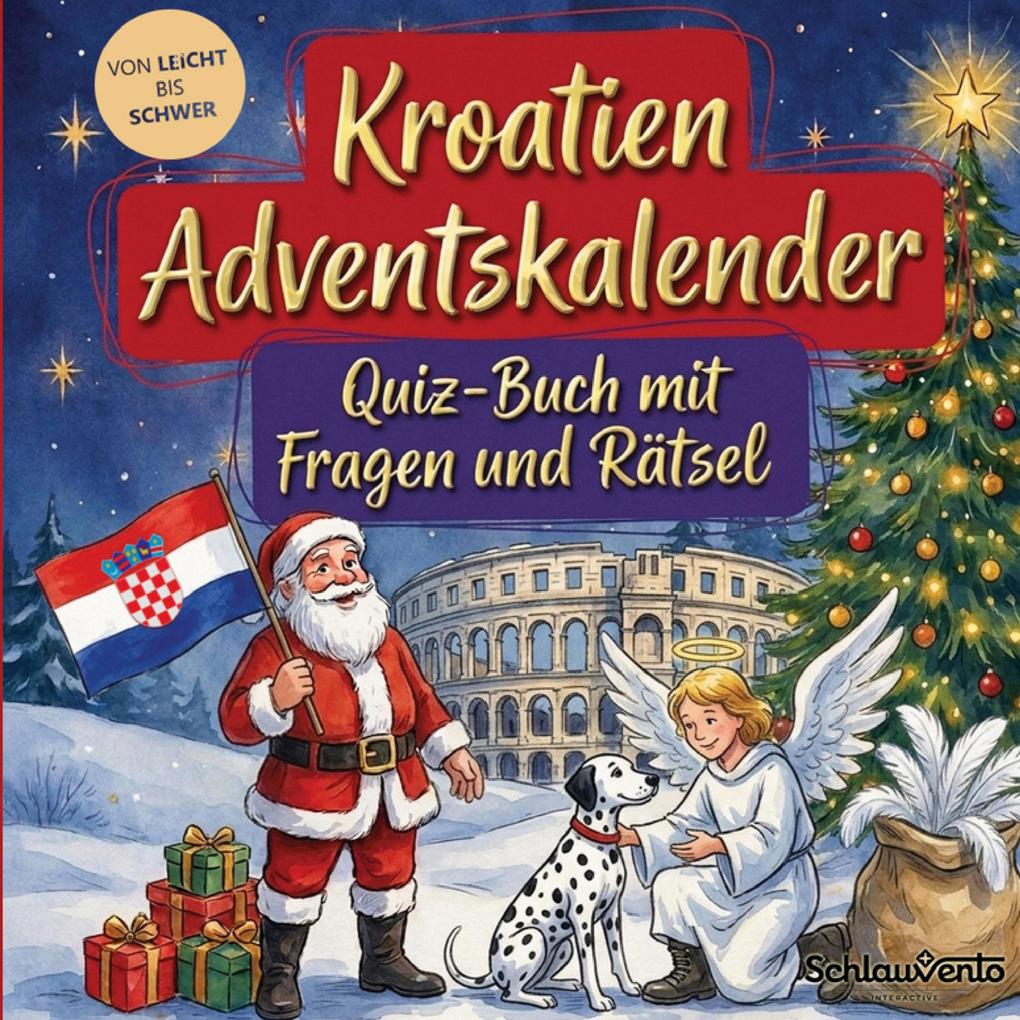 Kroatien-Adventskalender: Quiz-Buch mit Fragen und Rätsel
