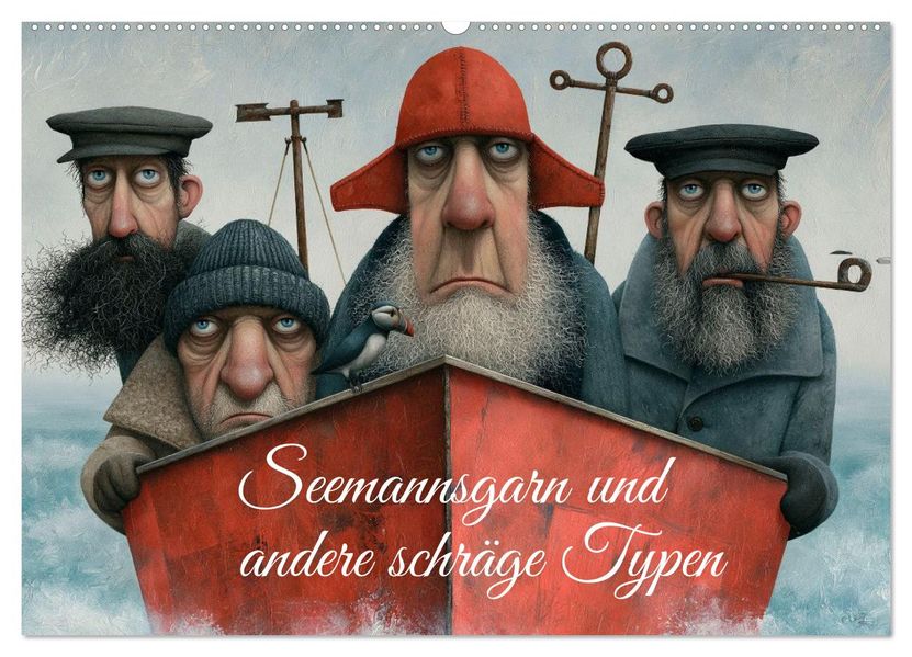 Seemannsgarn und andere schräge Typen (Wandkalender 2027 DIN A2 quer) CALVENDO Monatskalender