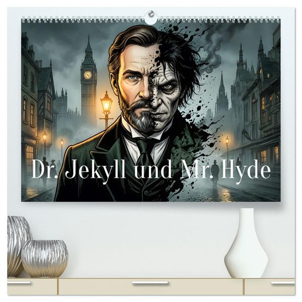 Dr. Jekyll und Mr. Hyde (hochwertiger Premium Wandkalender 2027 DIN A2 quer) Kunstdruck in Hochglanz