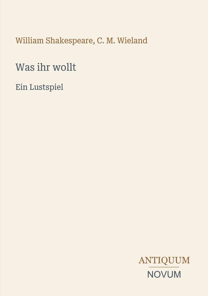 Was ihr wollt