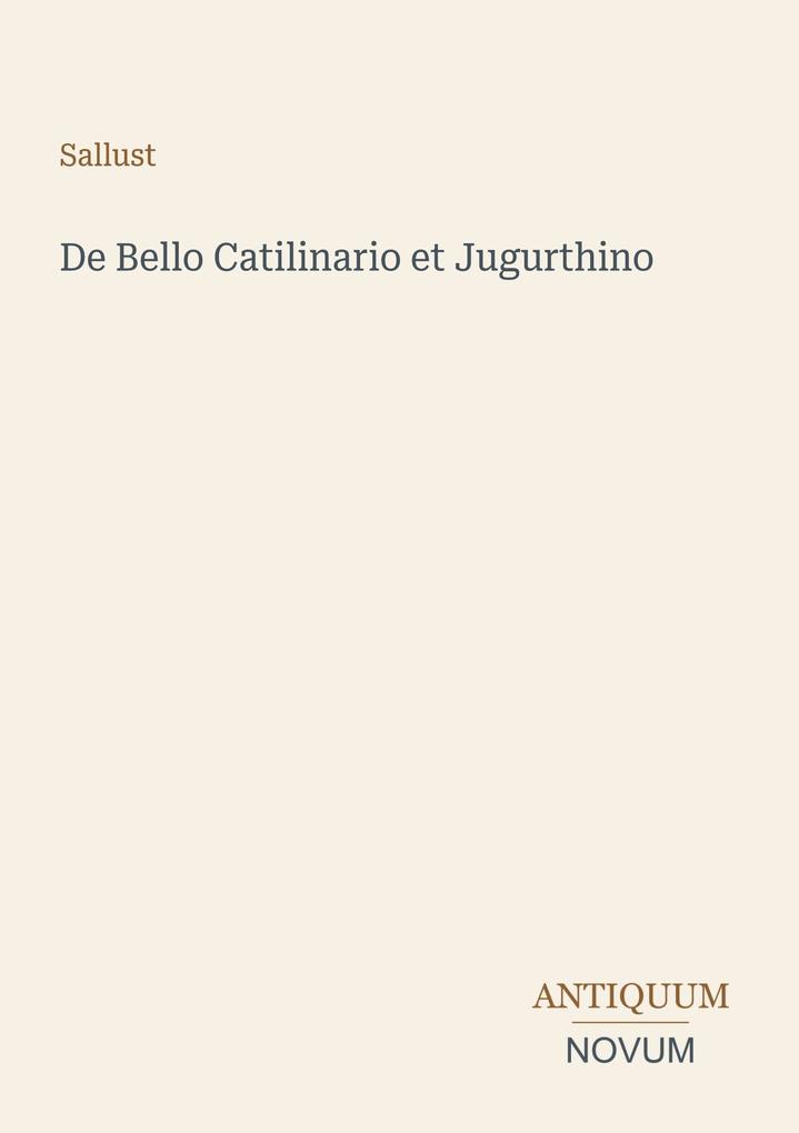 De Bello Catilinario et Jugurthino