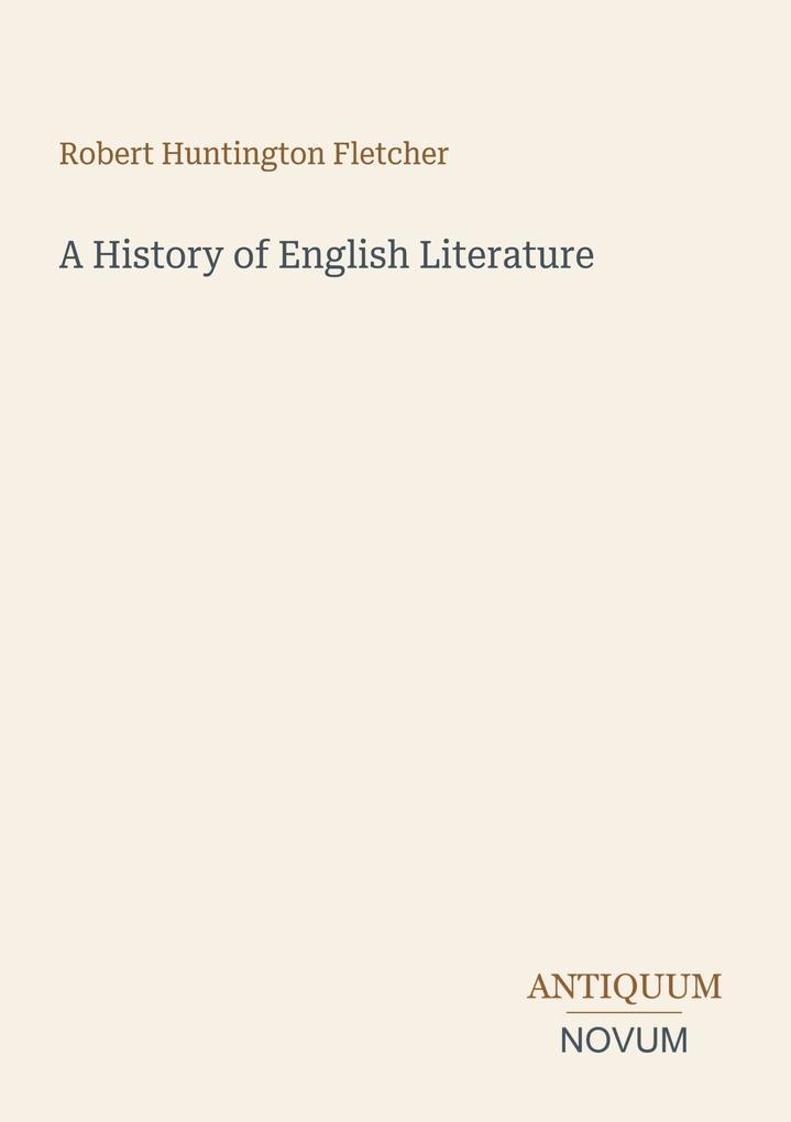 A History of English Literature