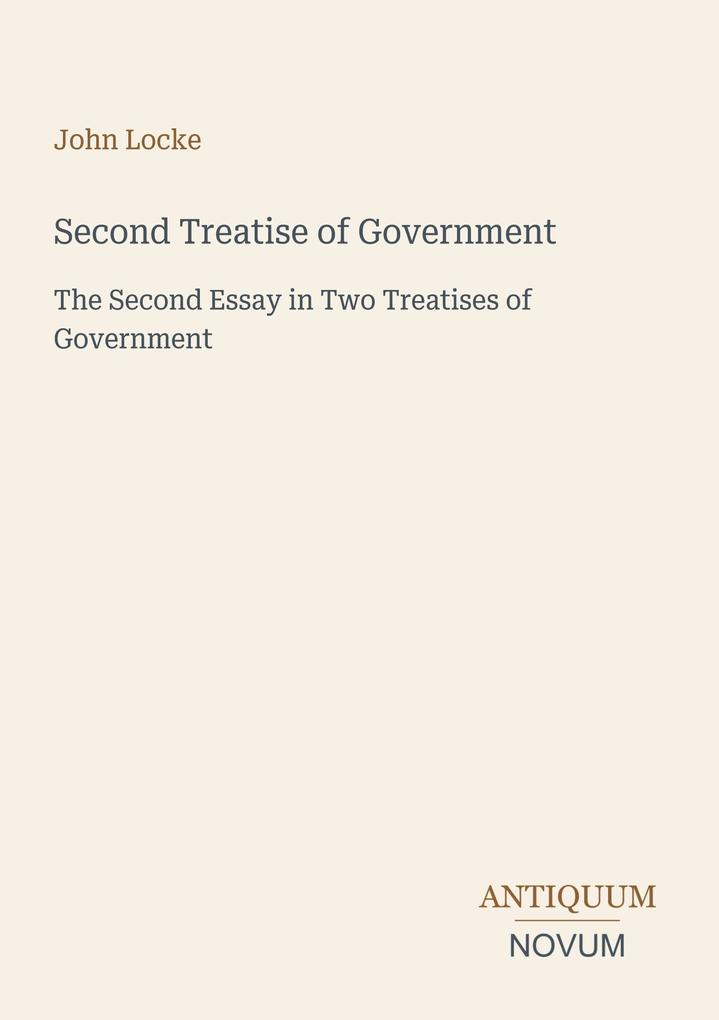 Second Treatise of Government