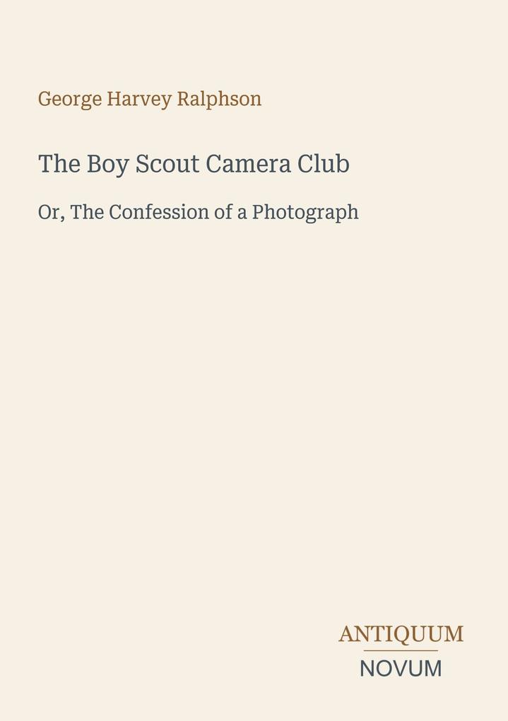 The Boy Scout Camera Club