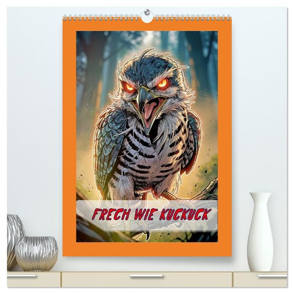 Frech wie Kuckuck (hochwertiger Premium Wandkalender 2027 DIN A2 hoch) Kunstdruck in Hochglanz