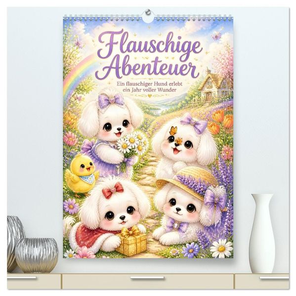 Flauschige Abenteuer (hochwertiger Premium Wandkalender 2027 DIN A2 hoch) Kunstdruck in Hochglanz