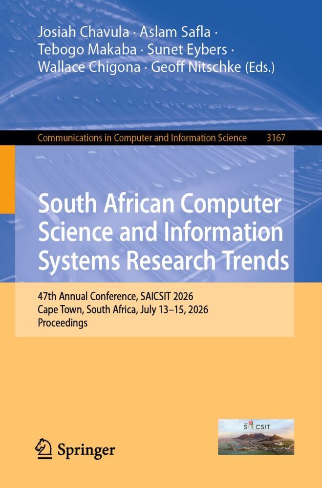 South African Computer Science and Information Systems Research Trends