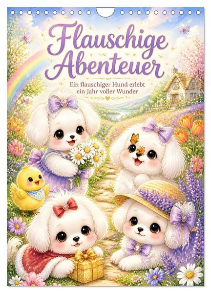 Flauschige Abenteuer (Wandkalender 2027 DIN A4 hoch) CALVENDO Monatskalender