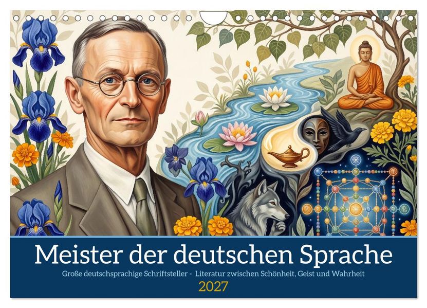 Meister der deutschen Sprache (Wandkalender 2027 DIN A4 quer) CALVENDO Monatskalender