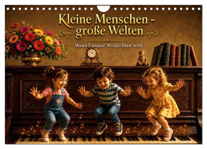 Kleine Menschen - große Welten Wenn Fantasie Wirklichkeit wird (Wandkalender 2027 DIN A4 quer) CALVENDO Monatskalender