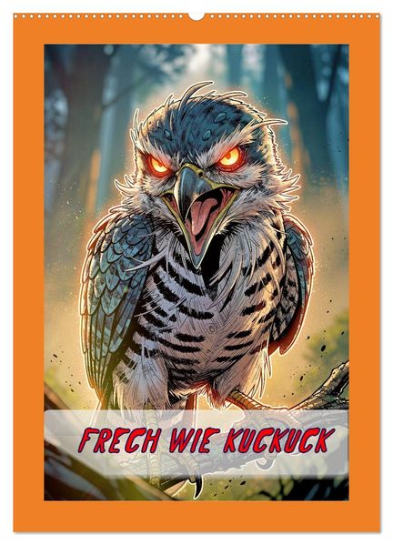 Frech wie Kuckuck (Wandkalender 2027 DIN A2 hoch) CALVENDO Monatskalender