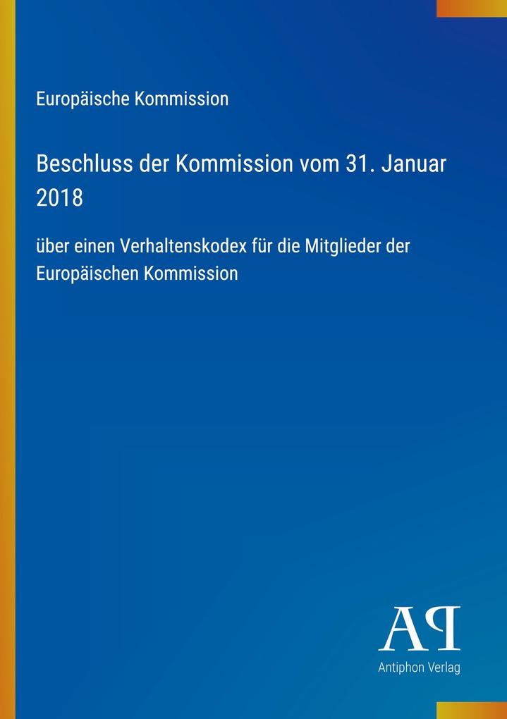 Beschluss der Kommission vom 31. Januar 2018