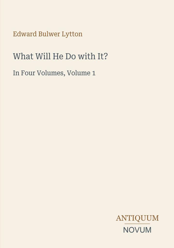 What Will He Do with It?
