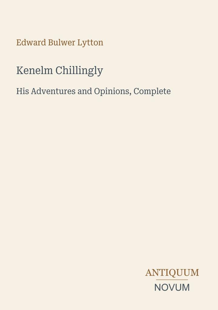 Kenelm Chillingly