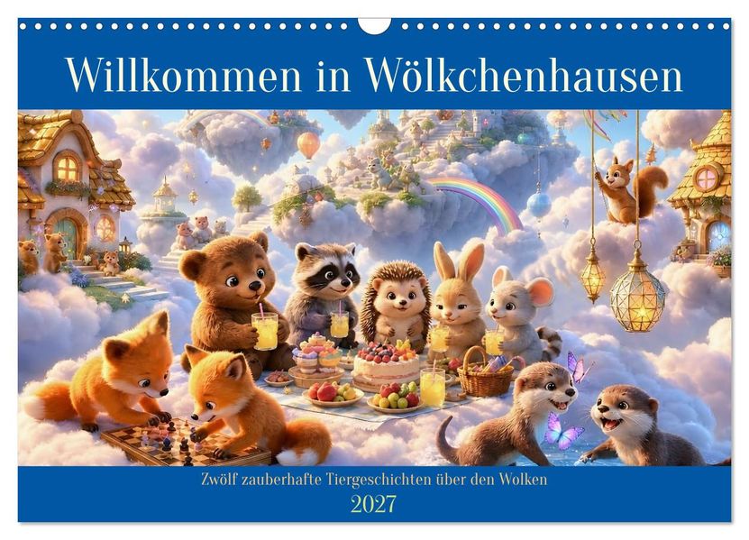 Willkommen in Wölkchenhausen (Wandkalender 2027 DIN A3 quer) CALVENDO Monatskalender
