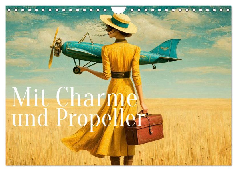Mit Charme und Propeller (Wandkalender 2027 DIN A4 quer) CALVENDO Monatskalender