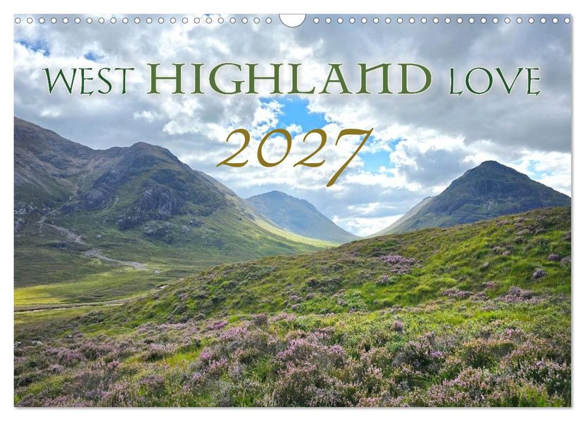 West Highland Love Kalender (Wandkalender 2027 DIN A3 quer) CALVENDO Monatskalender