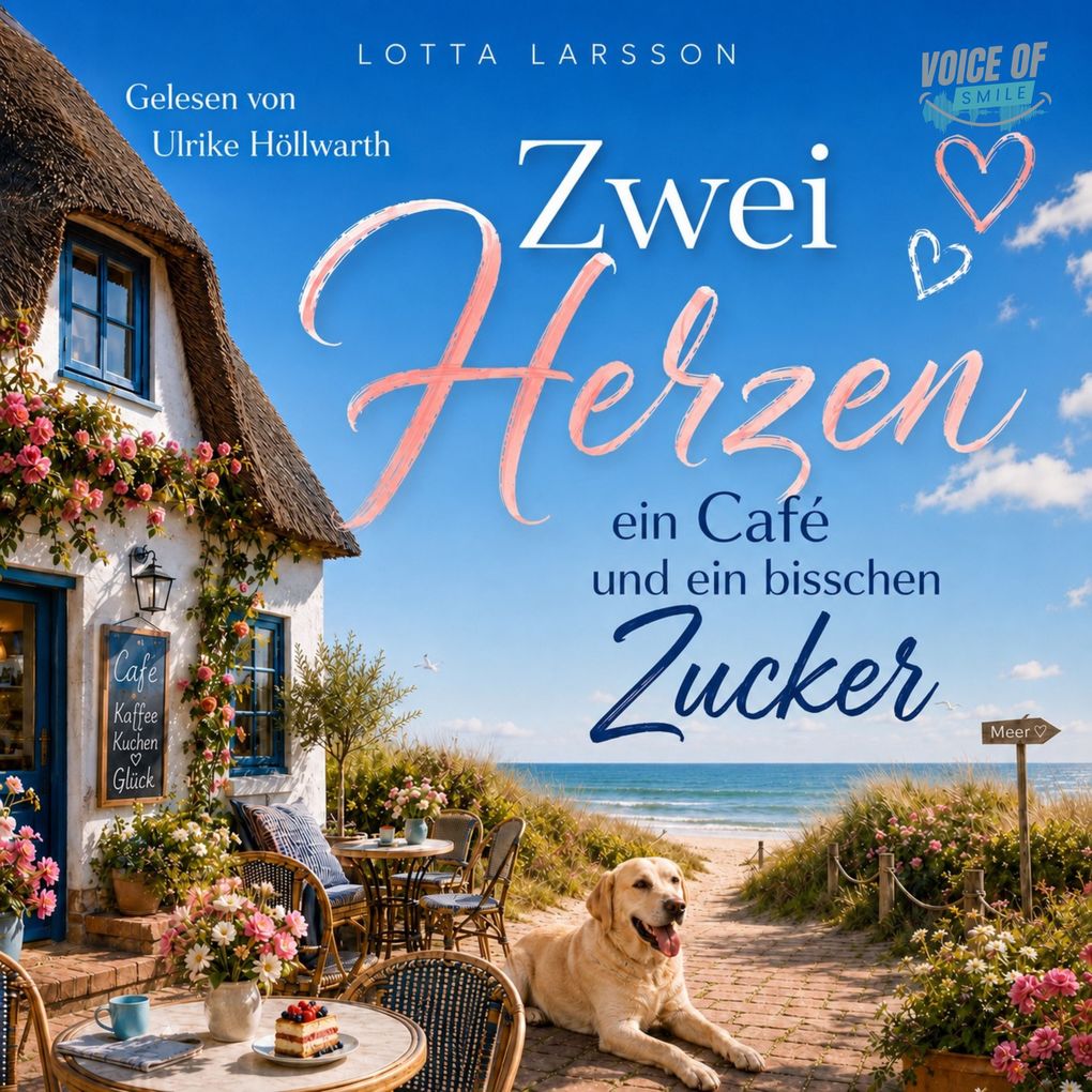 Zwei Herzen ein Café und ein bisschen Zucker