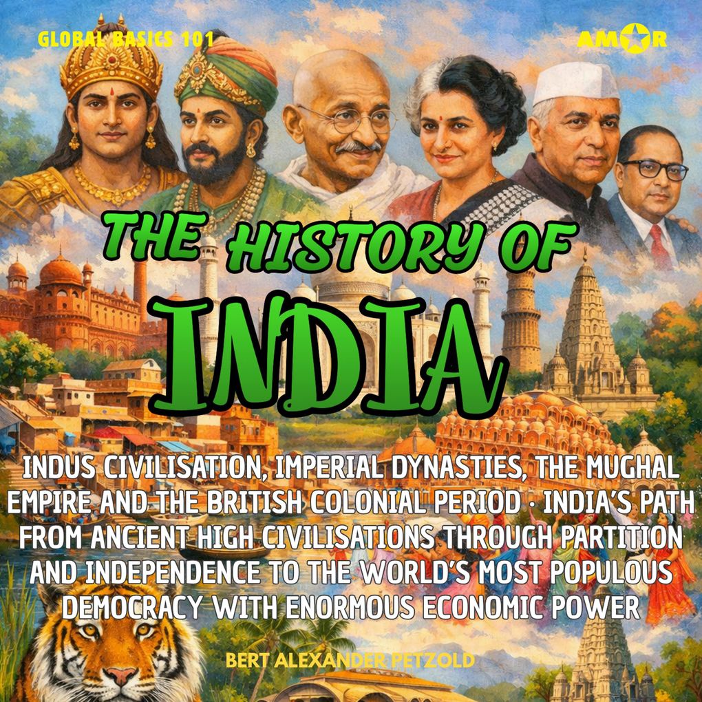 The History of India - Indus Civilisation Imperial Dynasties the Mughal Empire and the British Colonial Period - The World's Most Populous Democracy