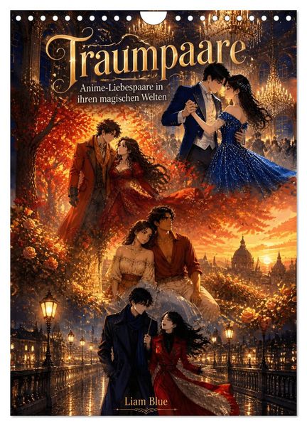 Traumpaare (Wandkalender 2027 DIN A4 hoch) CALVENDO Monatskalender