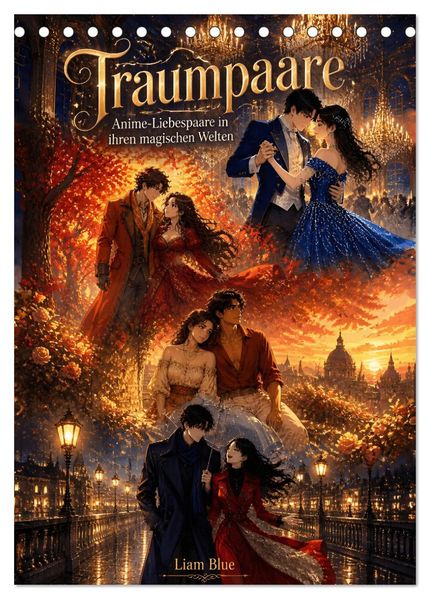 Traumpaare (Tischkalender 2027 DIN A5 hoch) CALVENDO Monatskalender