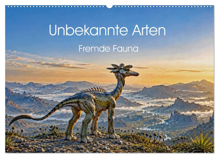 Unbekannte Arten - Fremde Fauna (Wandkalender 2027 DIN A2 quer) CALVENDO Monatskalender