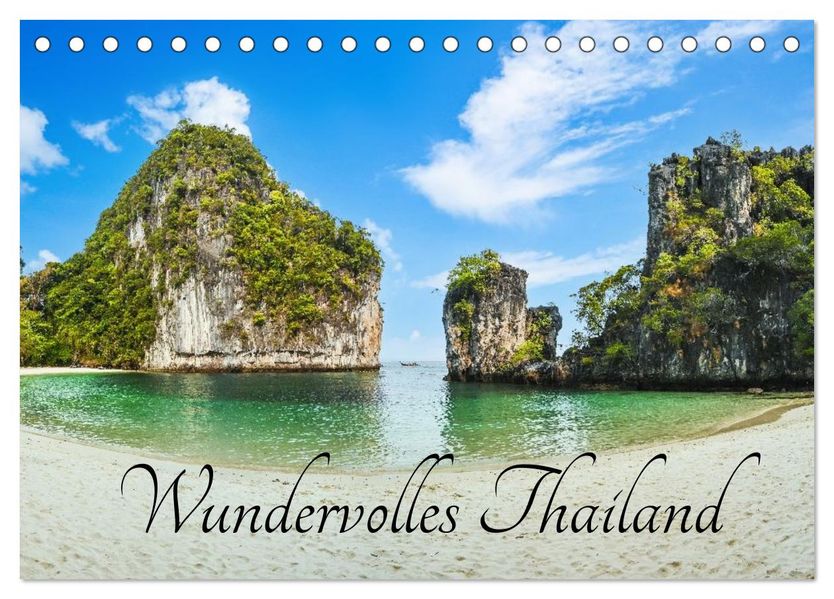 Wundervolles Thailand (Tischkalender 2027 DIN A5 quer) CALVENDO Monatskalender