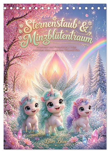 Sternenstaub und Minzblütentraum (Tischkalender 2027 DIN A5 hoch) CALVENDO Monatskalender