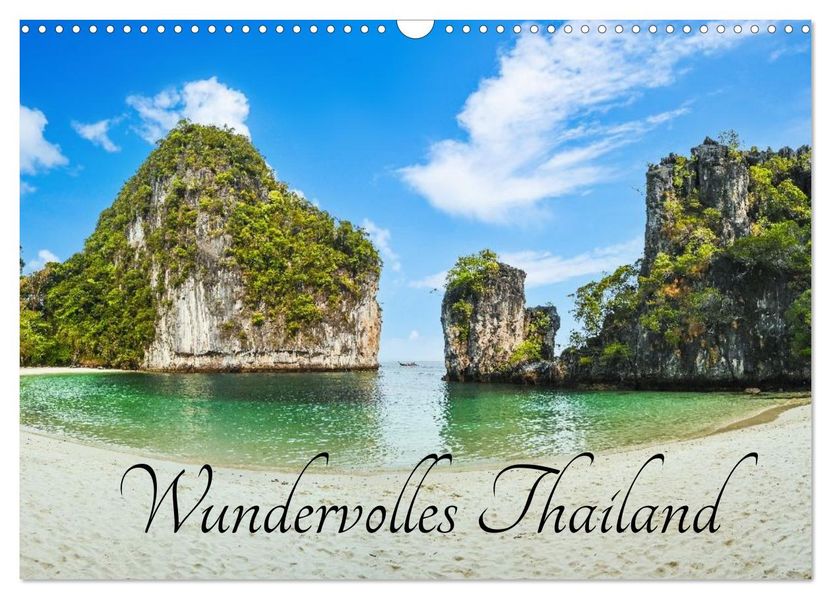 Wundervolles Thailand (Wandkalender 2027 DIN A3 quer) CALVENDO Monatskalender