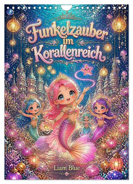 Funkelzauber im Korallenreich (Wandkalender 2027 DIN A4 hoch) CALVENDO Monatskalender