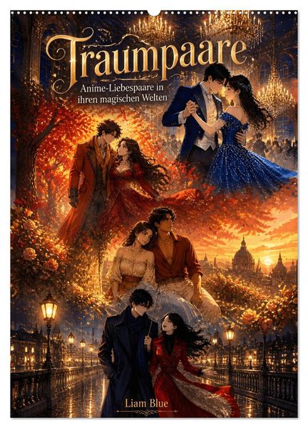 Traumpaare (Wandkalender 2027 DIN A2 hoch) CALVENDO Monatskalender