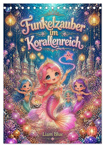 Funkelzauber im Korallenreich (Tischkalender 2027 DIN A5 hoch) CALVENDO Monatskalender
