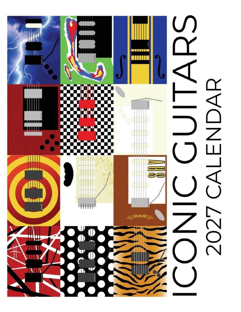 Iconic Guitars 2027 Calendar
