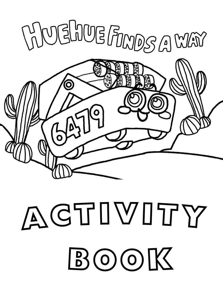 Huehue Finds a Way Activity Book