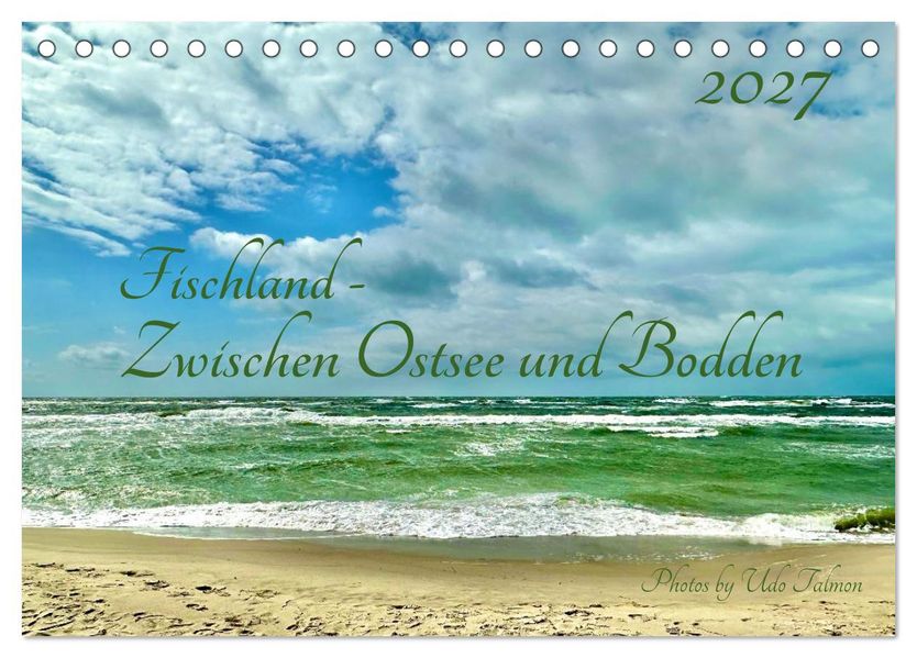 Fischland - Zwischen Ostsee und Bodden (Tischkalender 2027 DIN A5 quer) CALVENDO Monatskalender