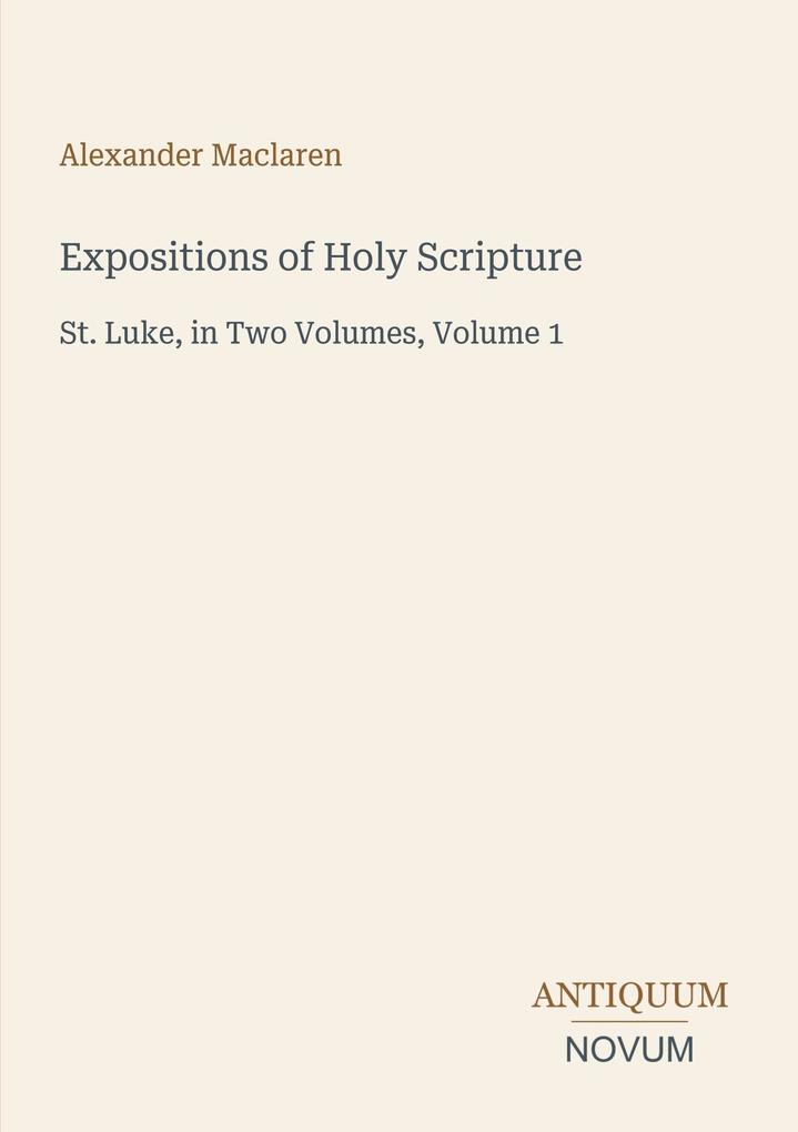 Expositions of Holy Scripture