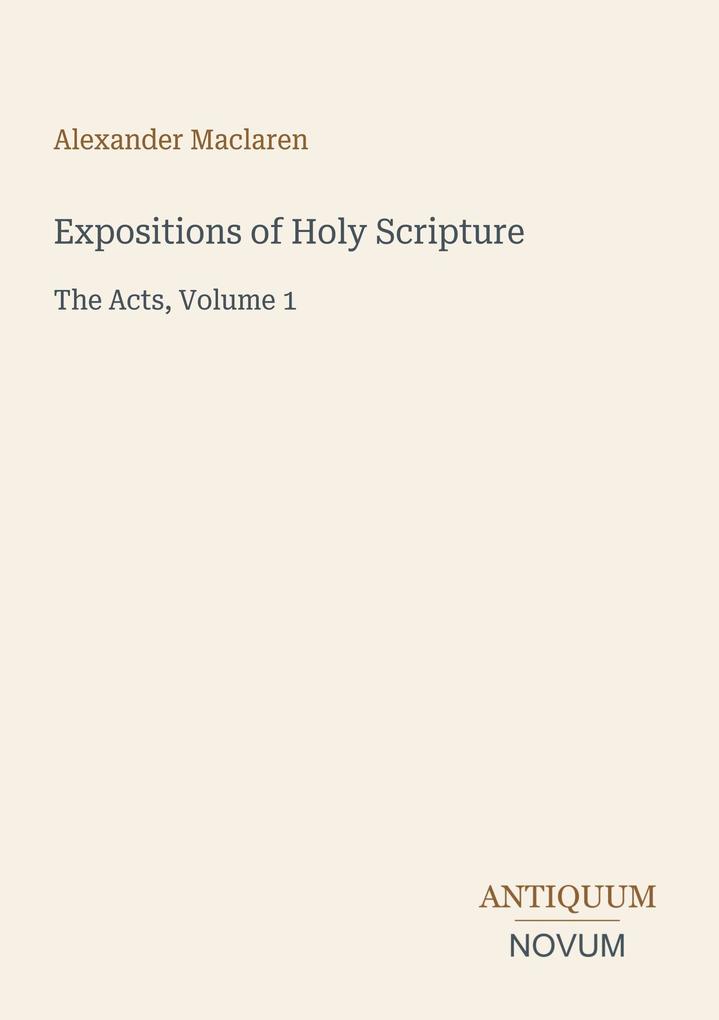 Expositions of Holy Scripture