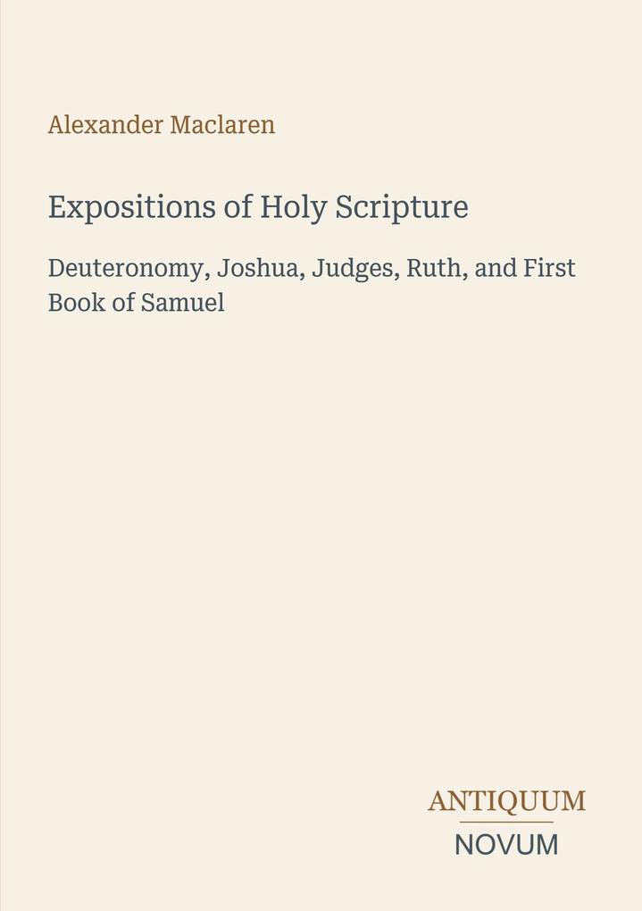 Expositions of Holy Scripture