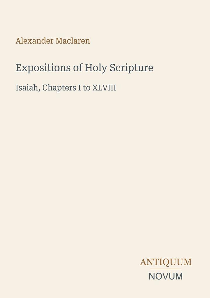 Expositions of Holy Scripture
