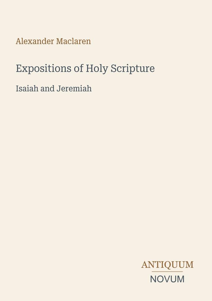 Expositions of Holy Scripture