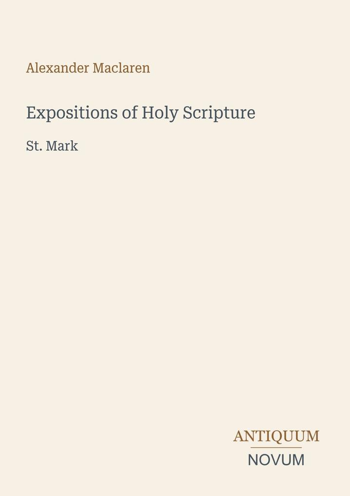 Expositions of Holy Scripture