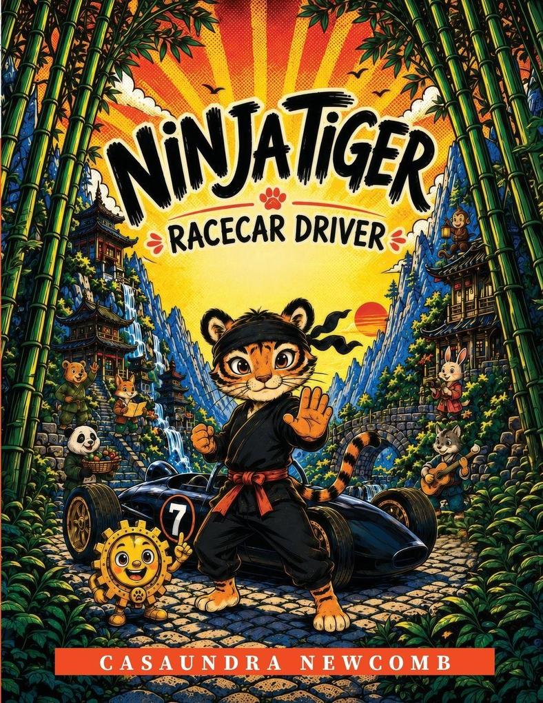 Ninja Tiger Racecar Driver