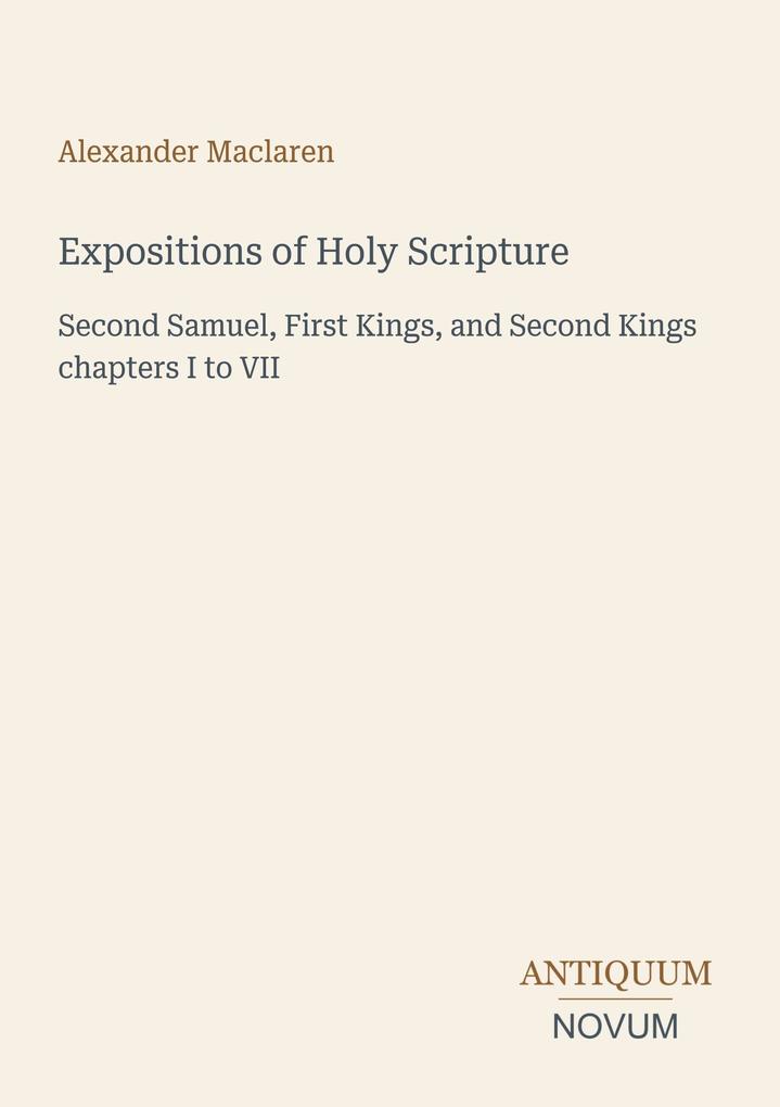 Expositions of Holy Scripture