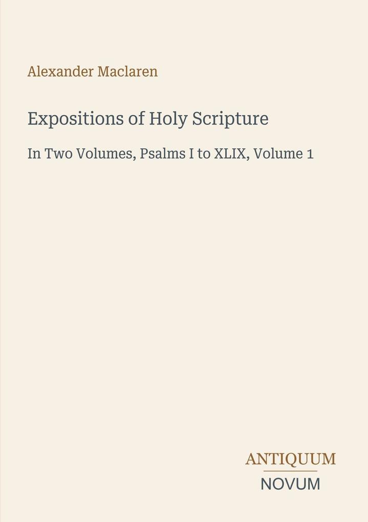 Expositions of Holy Scripture