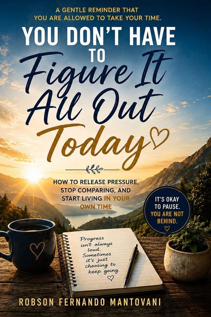 You Don't Have to Figure It All Out Today