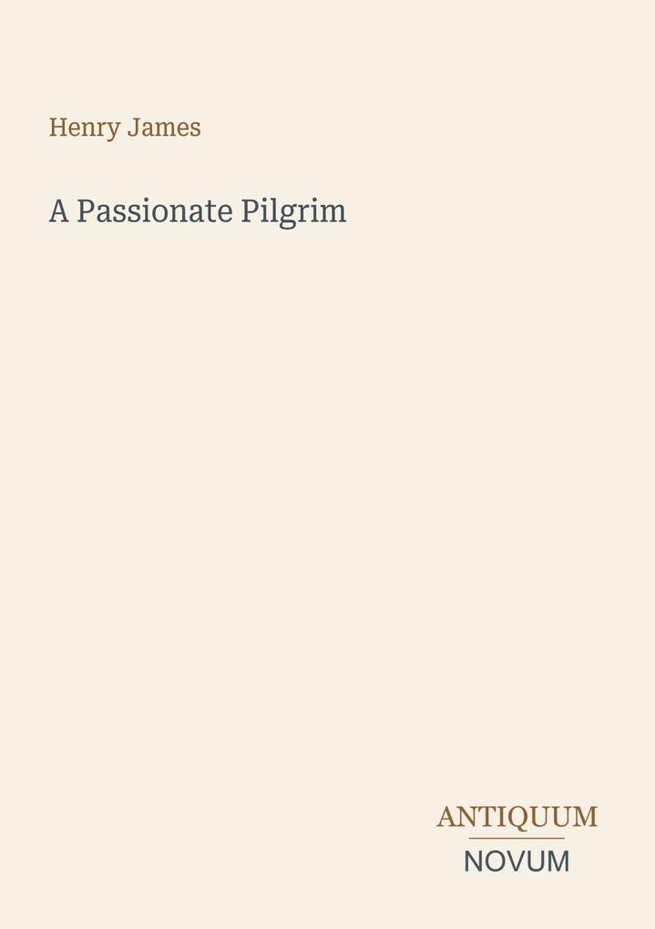 A Passionate Pilgrim
