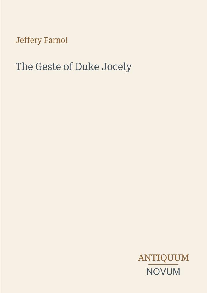 The Geste of Duke Jocely
