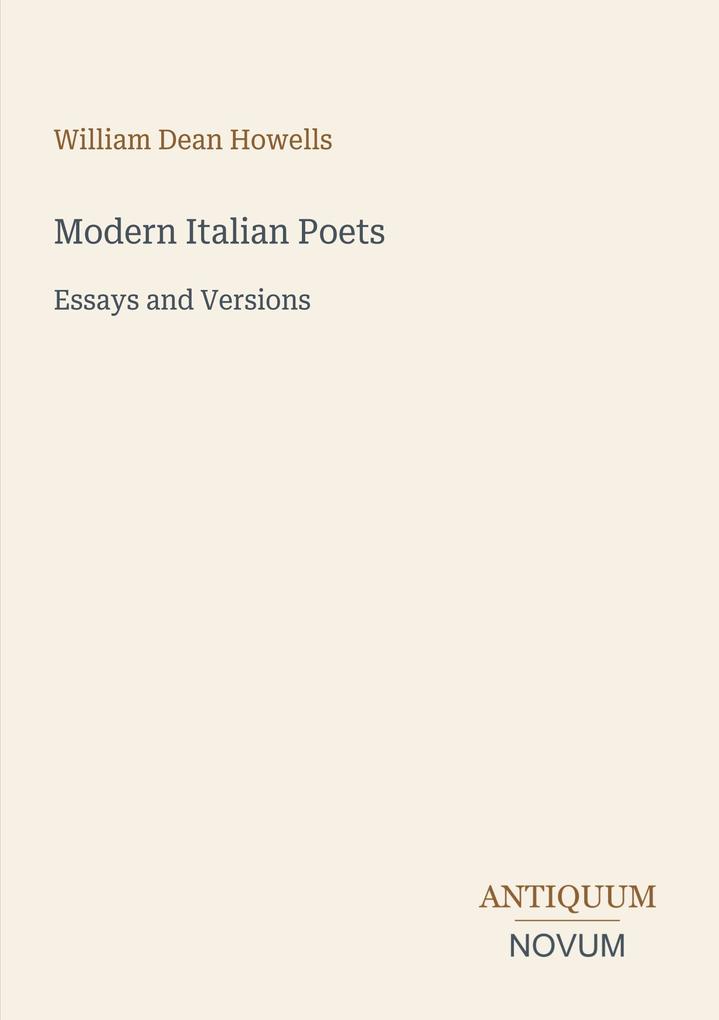 Modern Italian Poets