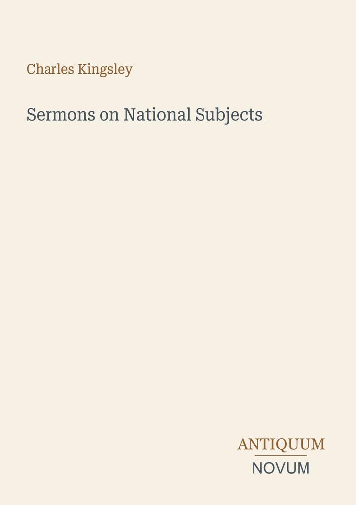 Sermons on National Subjects