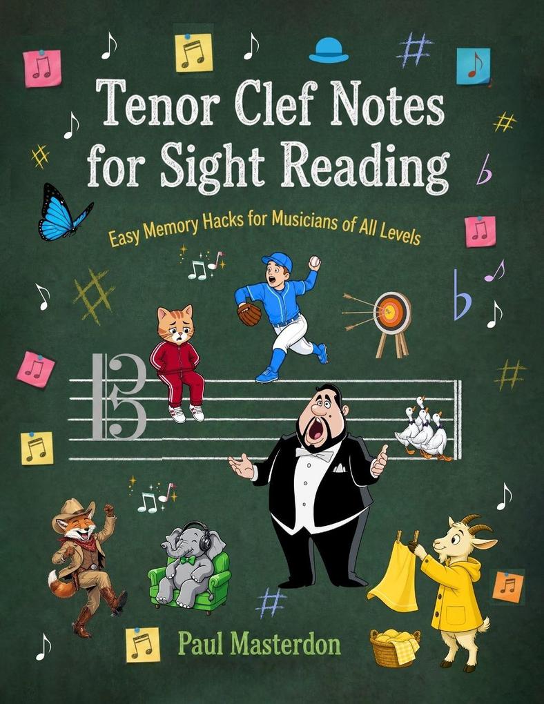 Tenor Clef Notes for Sight Reading - Visual Memory Hacks to Read Music Fast